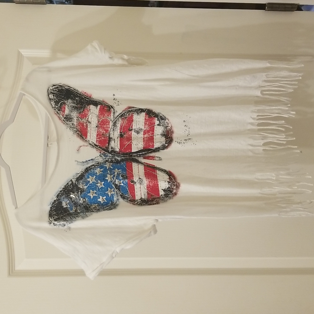 EST.1946 Patriotic Butterfly Tee Size 18W